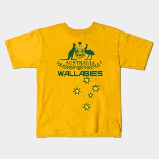 Australia Wallabies Rugby Fan Memorabilia Kids T-Shirt